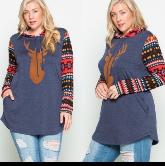 Navy Hoodie - Picture 2 of 3